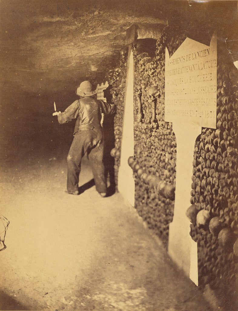Nadar [Gaspard Félix Tournachon]:[Bones from the old cemete, Poster Print Wall Art