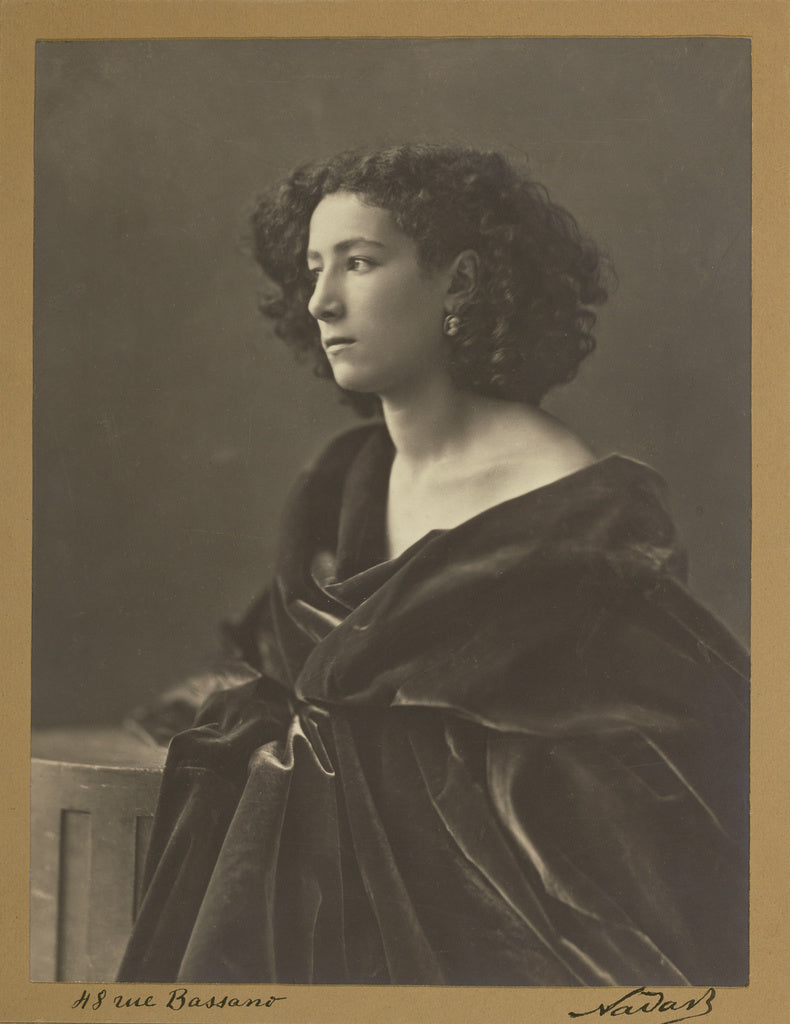 Nadar [Gaspard Félix Tournachon]:[Sarah Bernhardt], Poster Print Wall Art