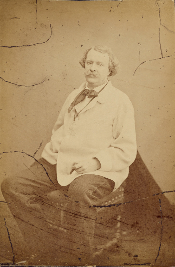 Nadar [Gaspard Félix Tournachon]:[Self Portrait Wearing Whi, Poster Print Wall Art