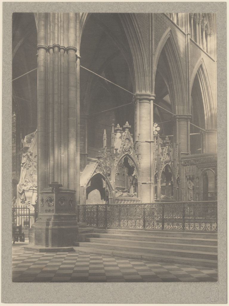 Frederick H. Evans:[Westminster Abbey, Gates to the Sanctuar,16x12"(A3)Poster