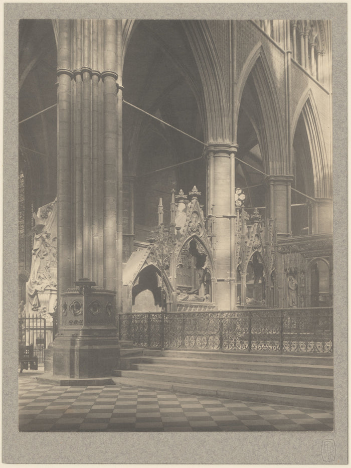 Frederick H. Evans:[Westminster Abbey, Gates to the Sanctuar,16x12