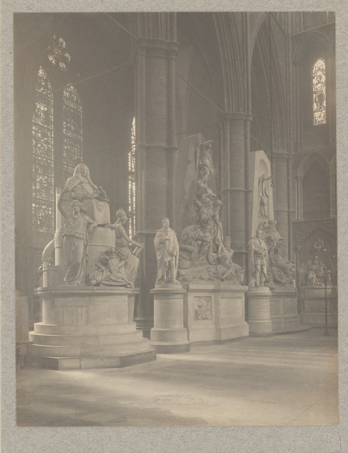 Frederick H. Evans:[Westminster Abbey, North Transept West S,16x12