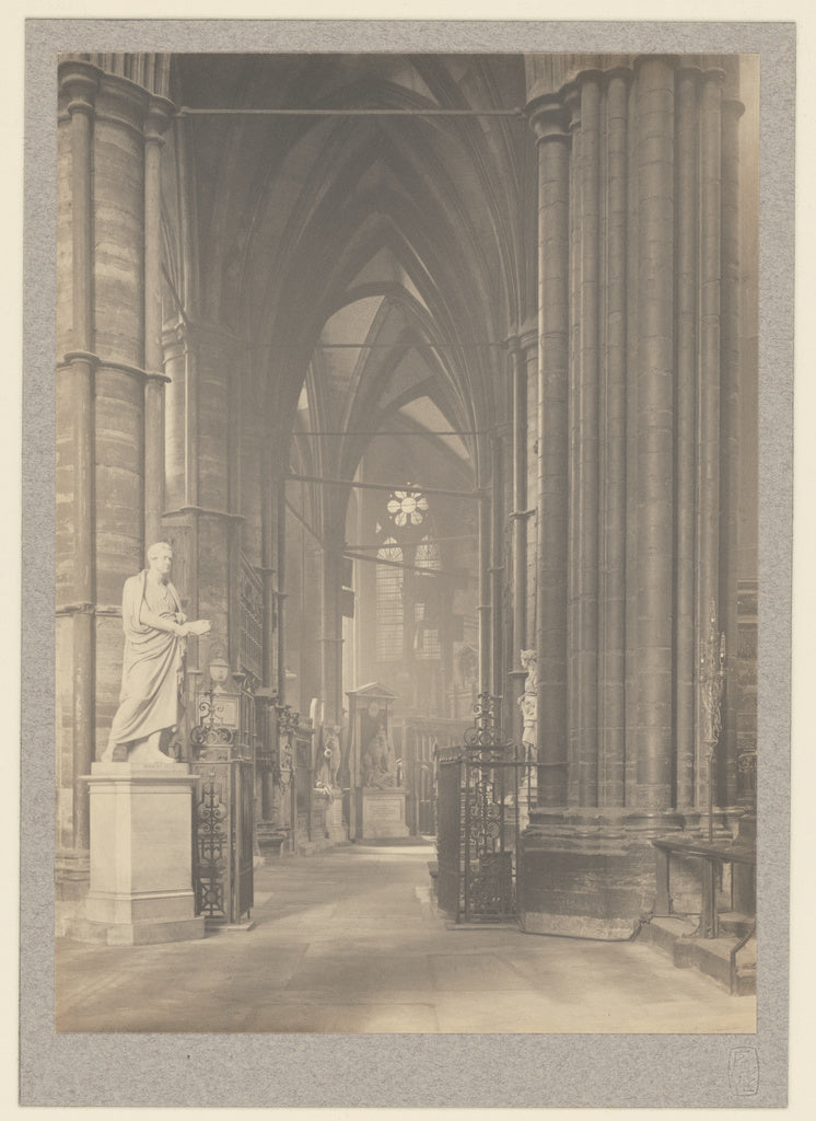 Frederick H. Evans:[Westminster Abbey, North Ambulatory to E,16x12"(A3)Poster