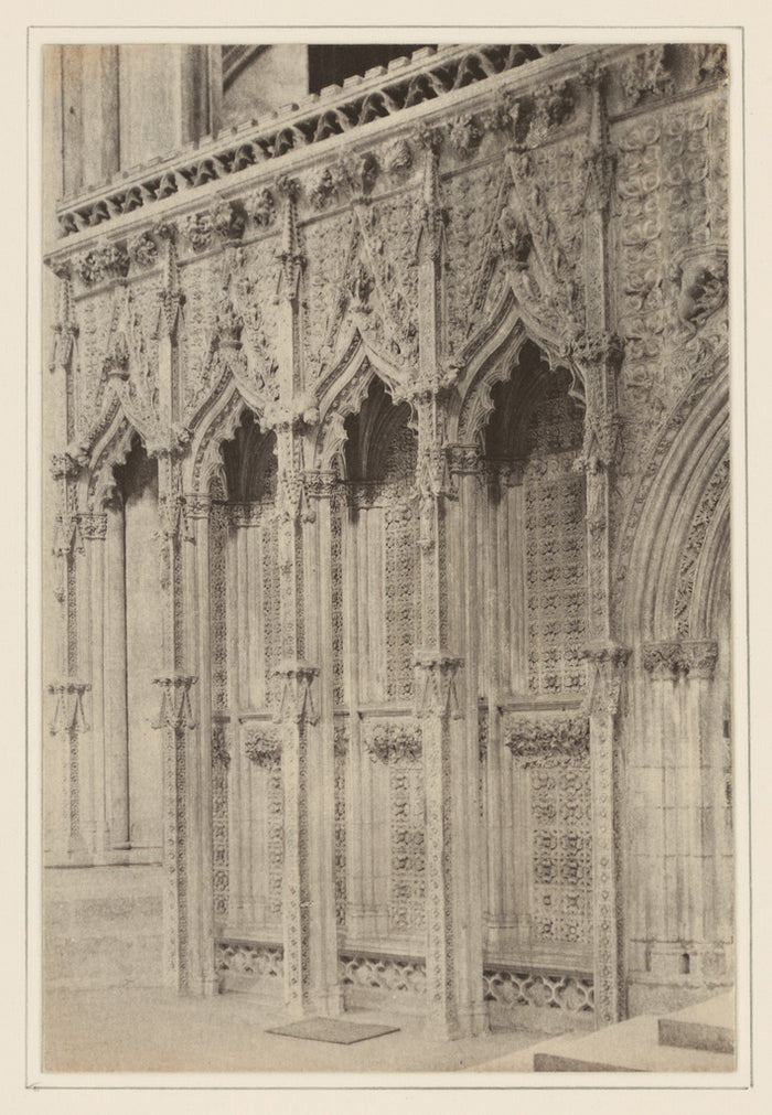 Frederick H. Evans:[Lincoln Cathedral, Organ Screen, North S,16x12