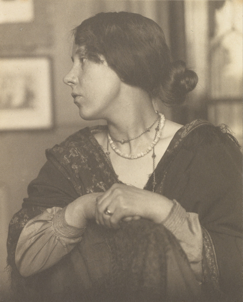 Frederick H. Evans:[Portrait of Mrs. Frederick H. Evans], Poster Print Wall Art