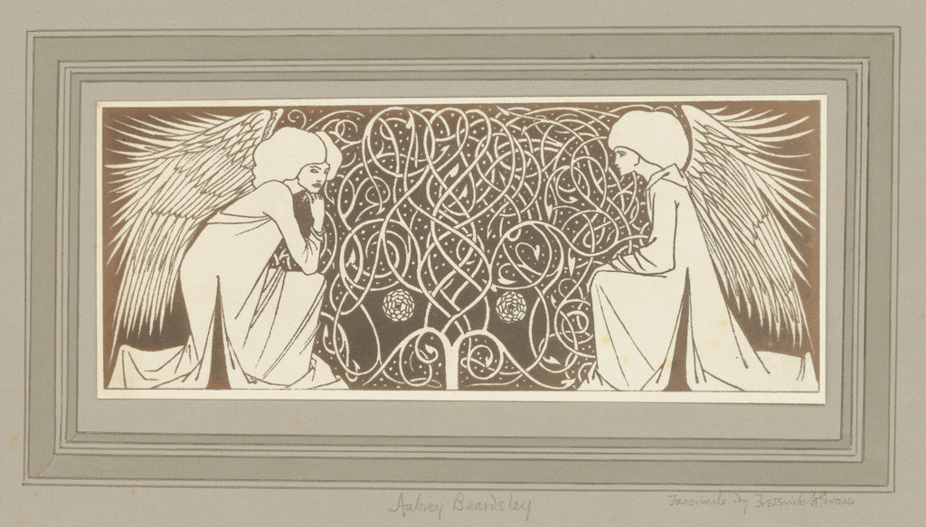 Frederick H. Evans:[Illustration by Aubrey Beardsley], Poster Print Wall Art