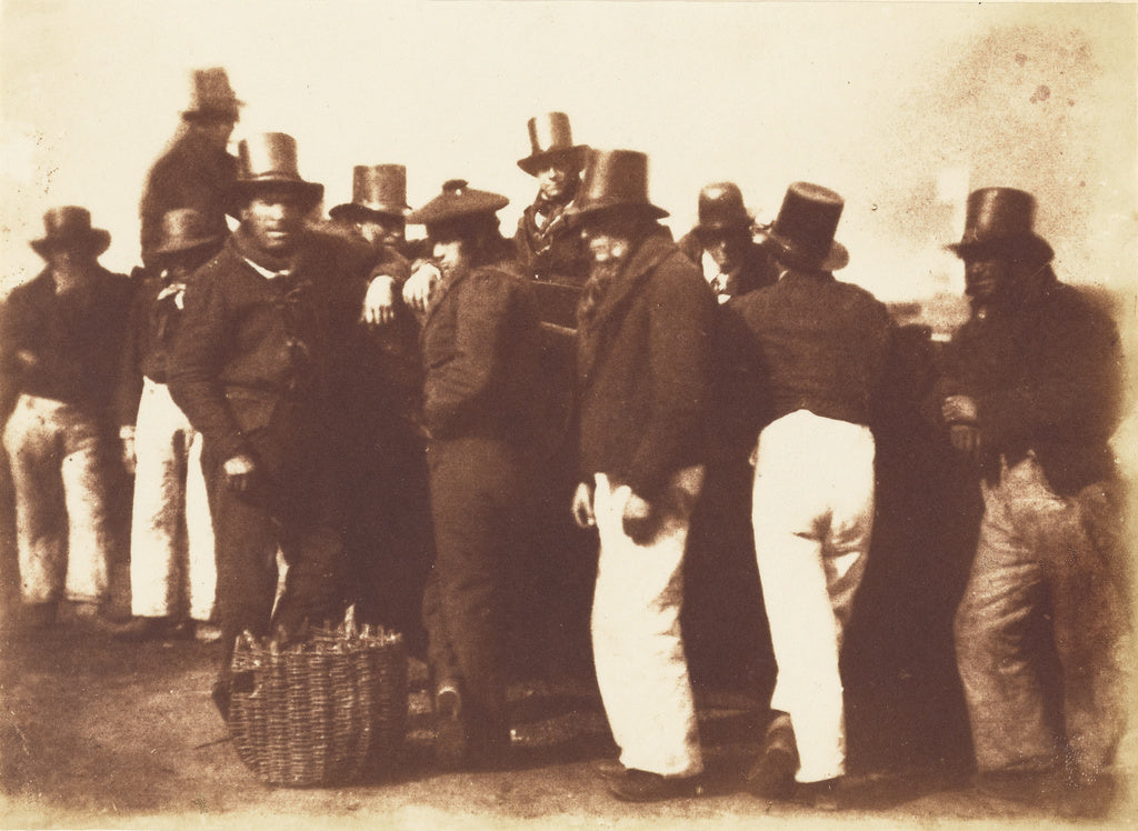 Hill & Adamson:[Newhaven Fishermen], Poster Print Wall Art