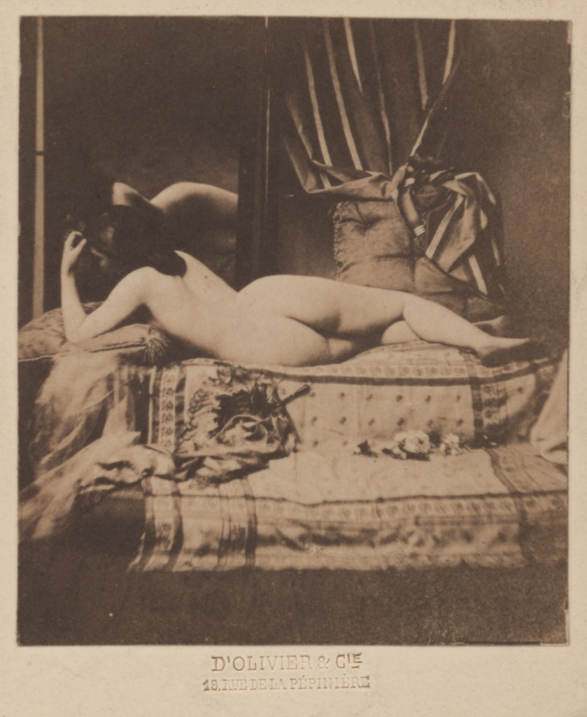 Louis Camille d'Olivier:[Nude Study],16x12"(A3)Poster