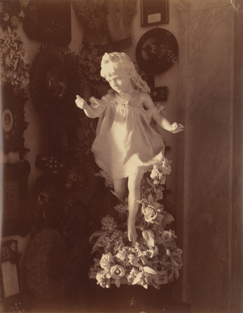 Alfredo Noack:[Statue of a Little Girl], Poster Print Wall Art