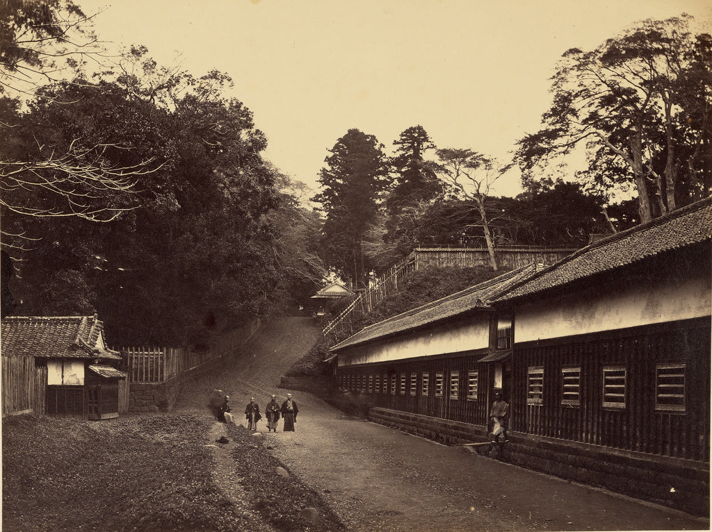Felice Beato:[View from the Foot of the Hill Leading to Sats, Poster Print Wall Art