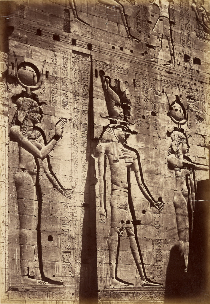 Antonio Beato:[Island of Philae, Temple Pylon], Poster Print Wall Art
