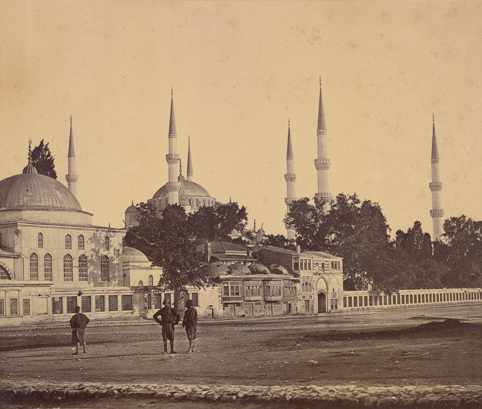 Felice Beato:Sultan Ahmed's Mosque,16x12