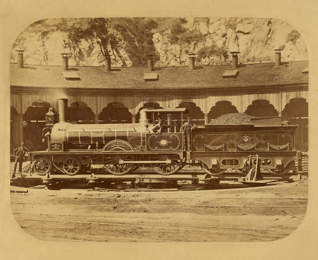 Bischoff & Spencer:[The Locomotive San Ramon], Poster Print Wall Art