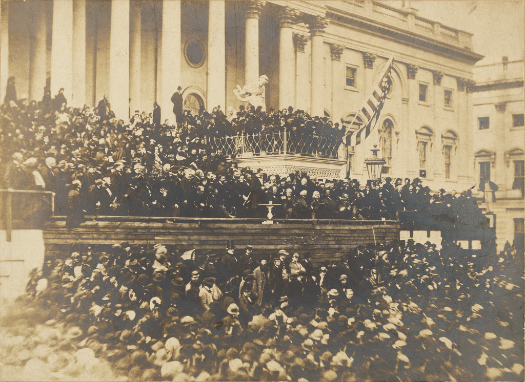 Clarence Dodge:Lincoln's 2nd Inauguration, Poster Print Wall Art