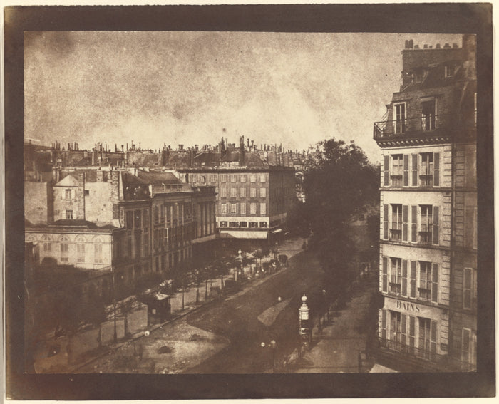 William Henry Fox Talbot:[The Boulevards of Paris],16x12