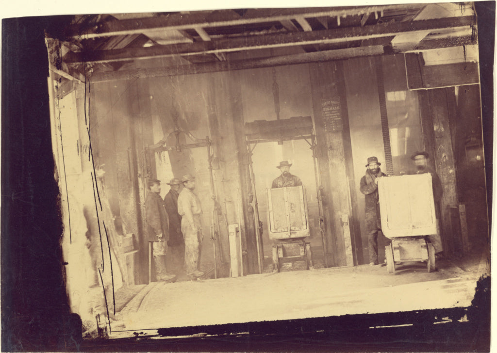 Timothy H. O'Sullivan:[Savage Mine, Curtis Shaft (Nevada)], Poster Print Wall Art