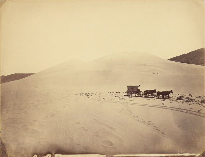 Timothy H. O'Sullivan:[Desert Sand Hills near Sink of Carson,16x12