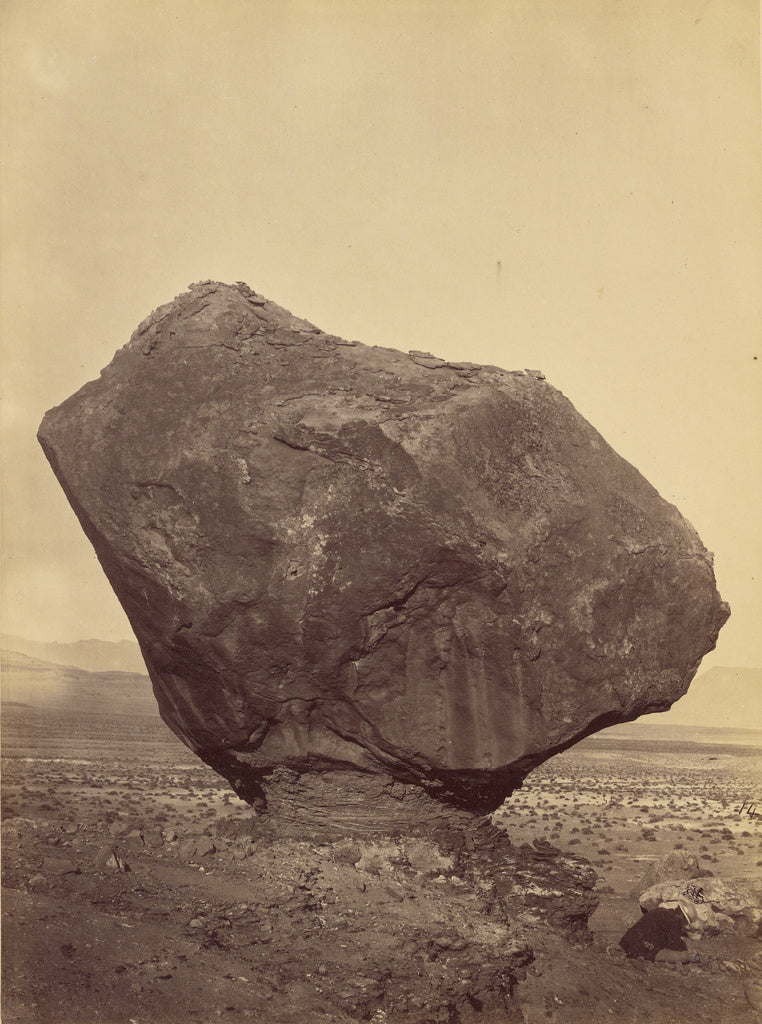 William H. Bell:Perched Rock, Rocker Creek, Arizona, Poster Print Wall Art
