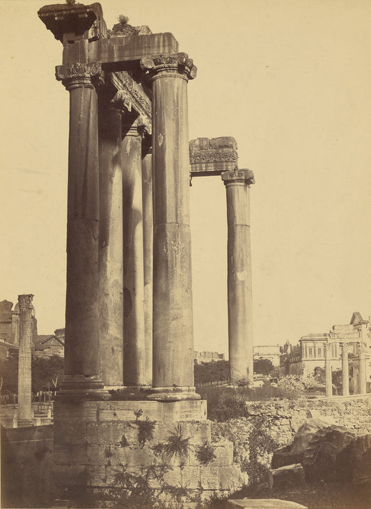 Robert Macpherson:[Roman Forum - temple of Saturn],16x12"(A3)Poster