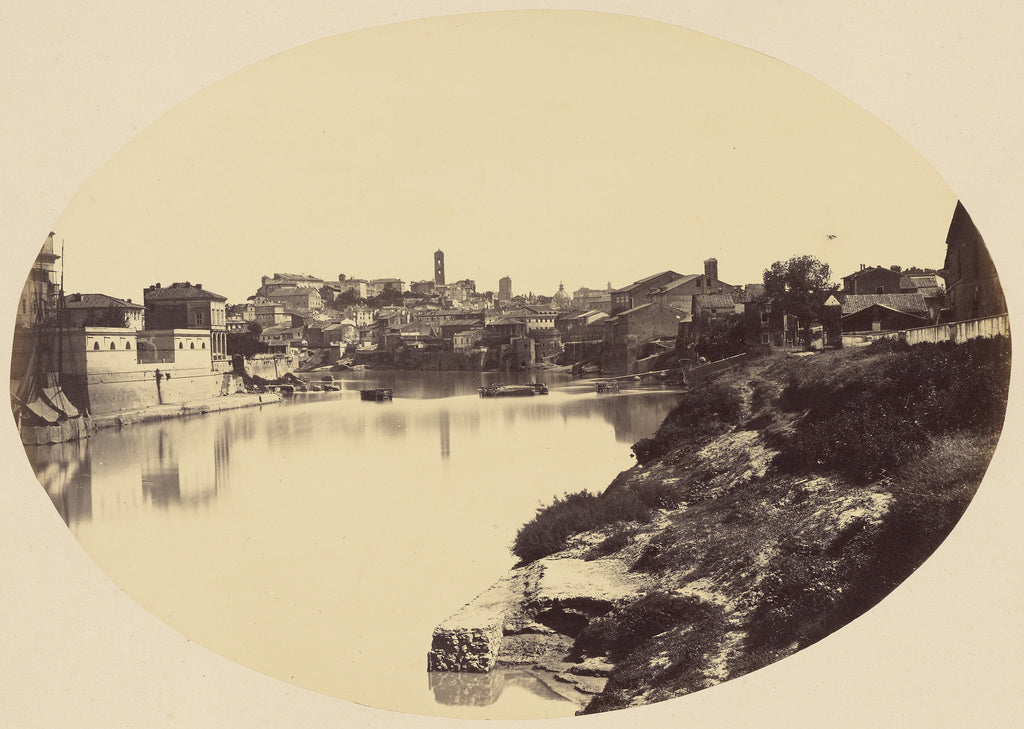 Robert Macpherson:[View of Rome and the Tiber], Poster Print Wall Art