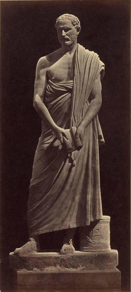 Robert Macpherson:[Statue of Demosthenes - Vatican Museum], Poster Print Wall Art