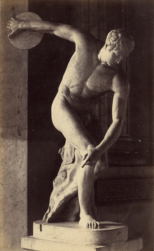 Robert Macpherson:[The Discobolus - Vatican Museum], Poster Print Wall Art