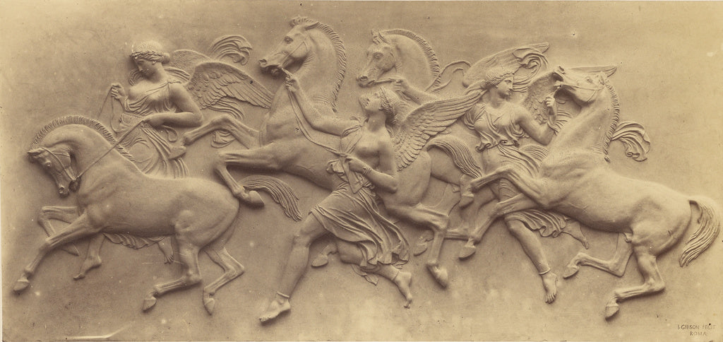Robert Macpherson:[Gibson bas relief - The Hours], Poster Print Wall Art