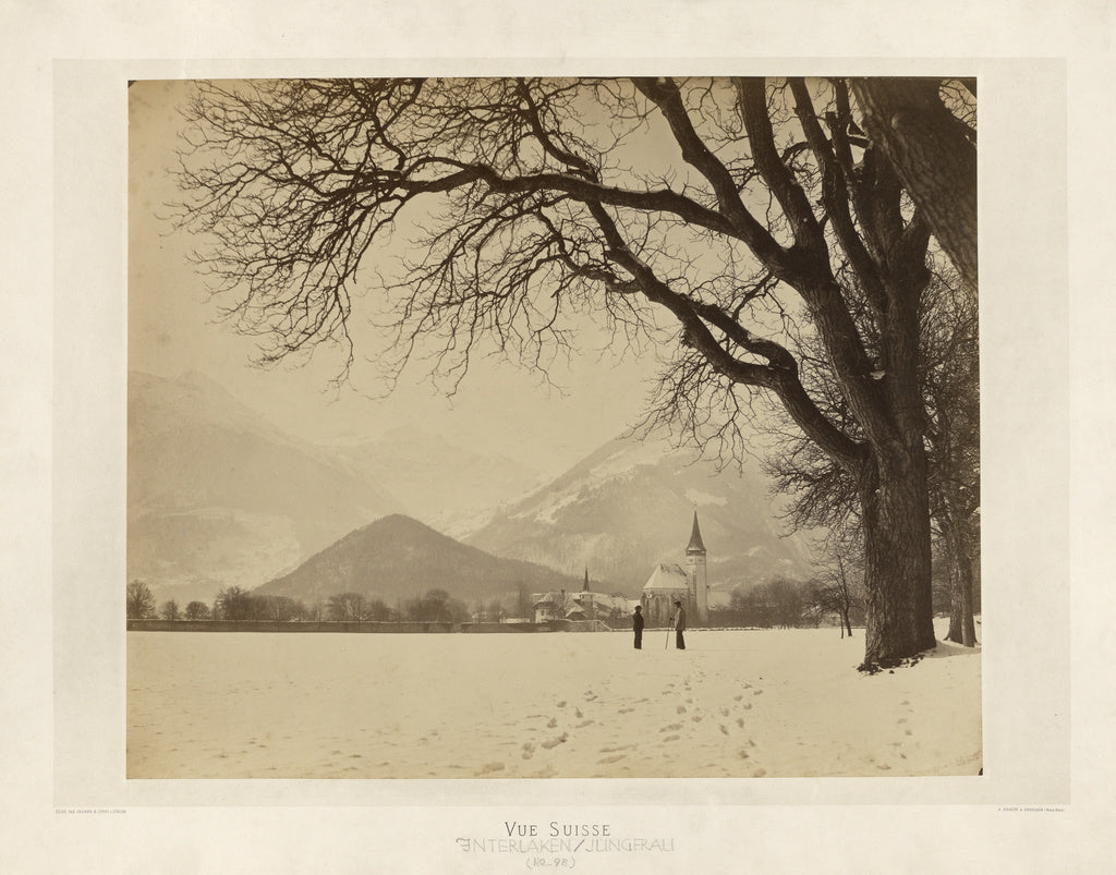 Adolphe Braun:[Interlaken / Jungfrau], Poster Print Wall Art