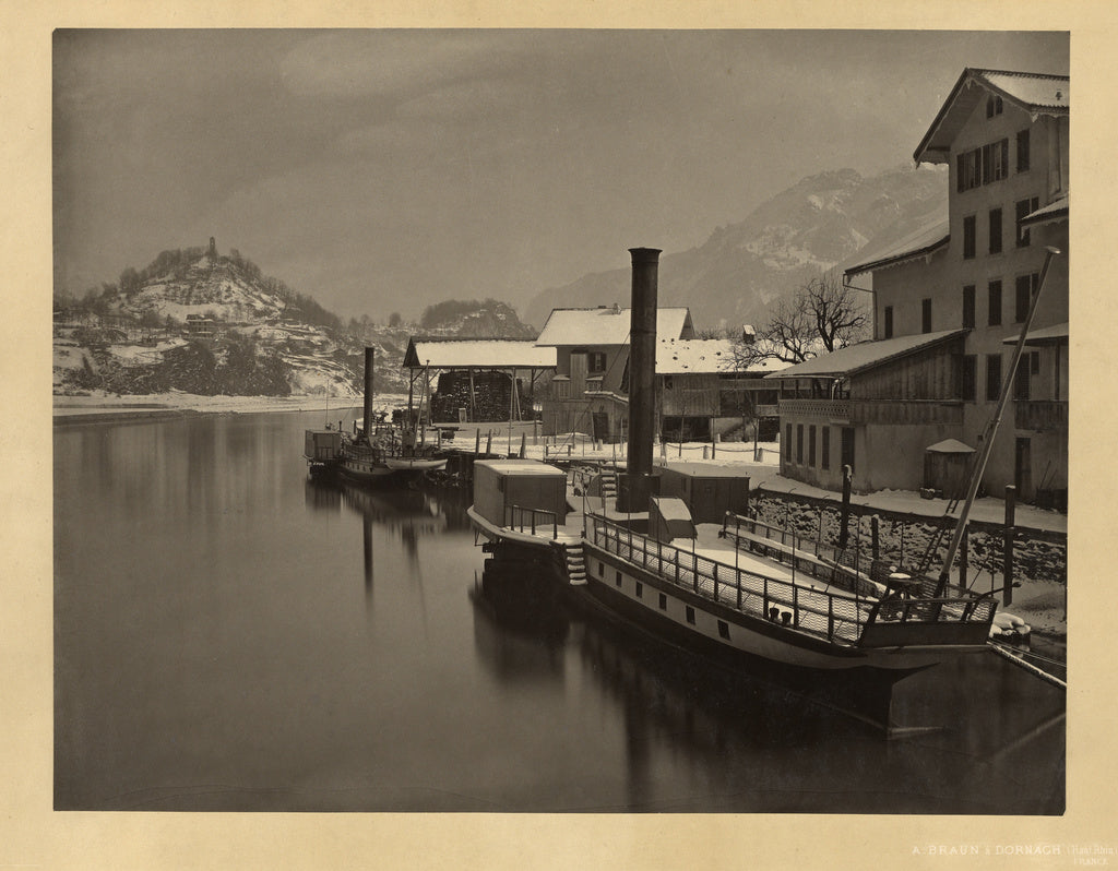 Adolphe Braun:[View of the Upper Rhine], Poster Print Wall Art