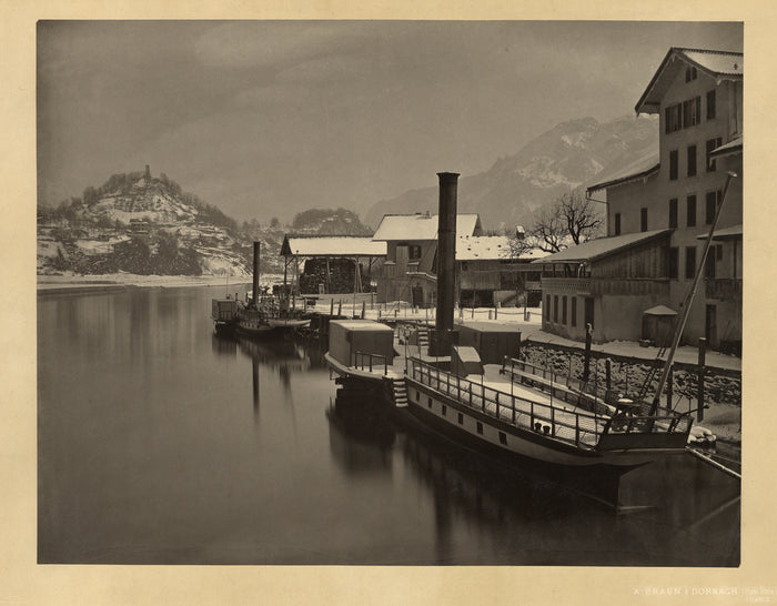 Adolphe Braun:[View of the Upper Rhine],16x12