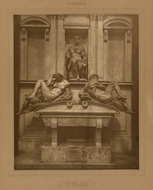Adolphe Braun:[Michelangelo's Medici Tomb, Florence],16x12"(A3)Poster