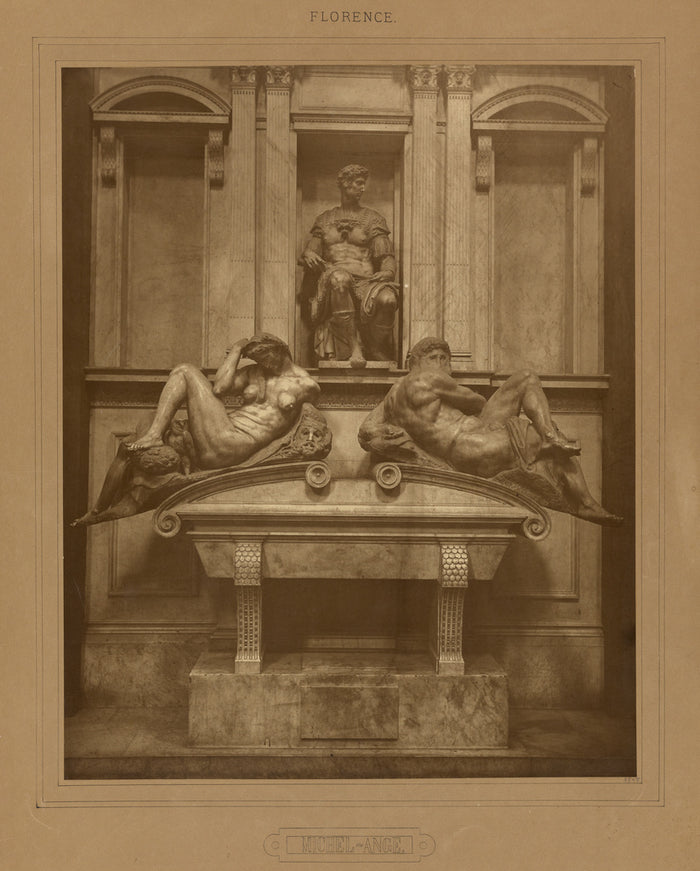 Adolphe Braun:[Michelangelo's Medici Tomb, Florence],16x12
