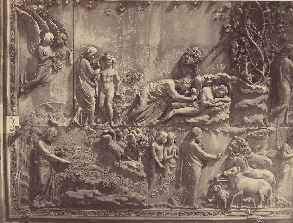 Fratelli Alinari:[Bas-Relief on the Cathedral Facade], Poster Print Wall Art