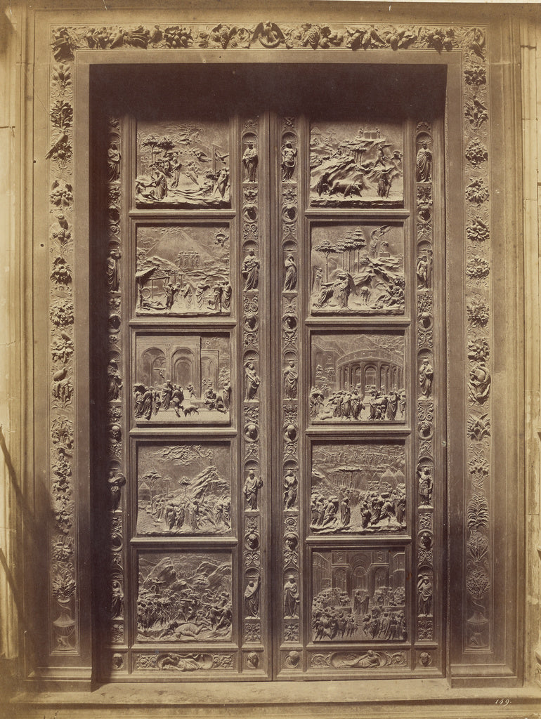 Fratelli Alinari:[Baptistry of San Giovanni Doors], Poster Print Wall Art
