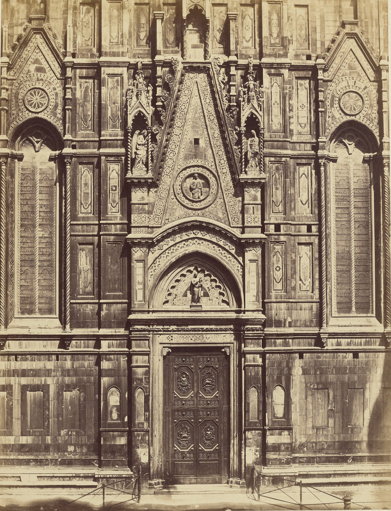 Fratelli Alinari:[Church Facade], Poster Print Wall Art