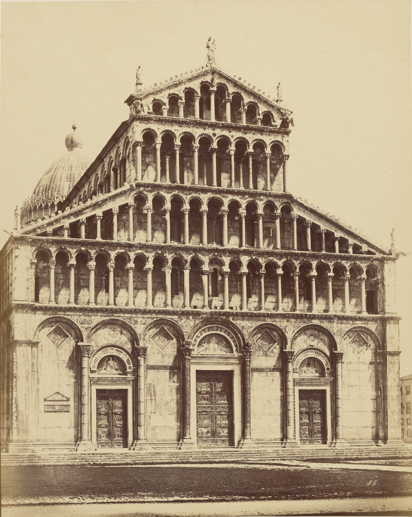 Fratelli Alinari:[Church exterior], Poster Print Wall Art