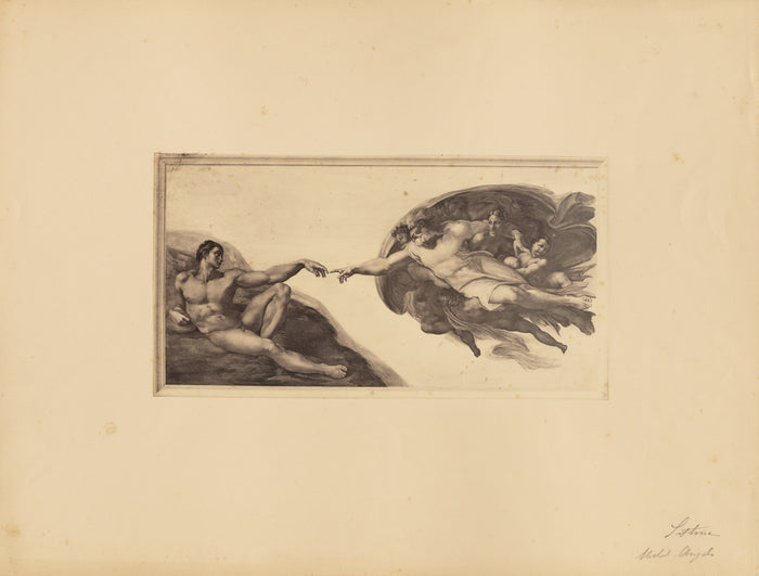 James Anderson:Michelangelo's Creation of Adam, Sistine Chap,16x12