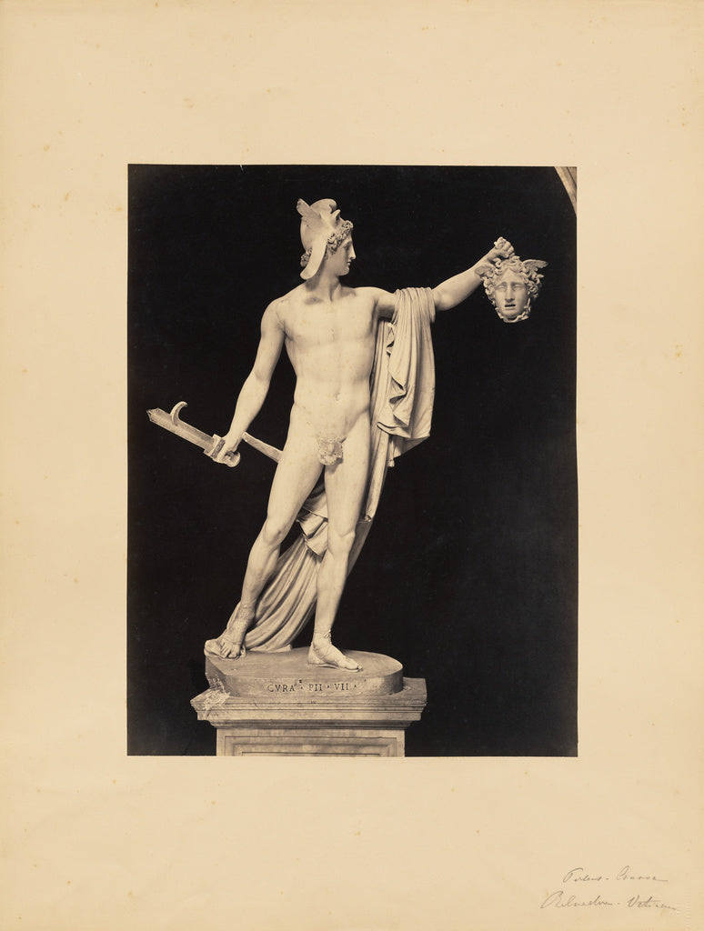 James Anderson:Canova's Perseus Holding the Head of Medusa, Poster Print Wall Art