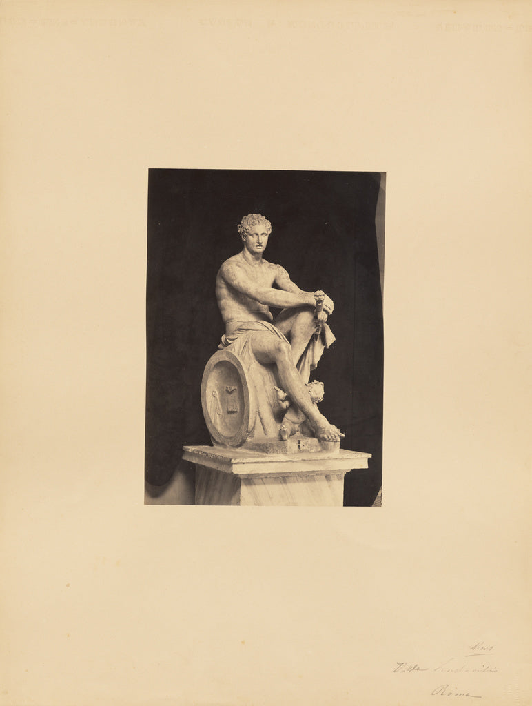 James Anderson:[classical sculpture, seated male],16x12"(A3)Poster