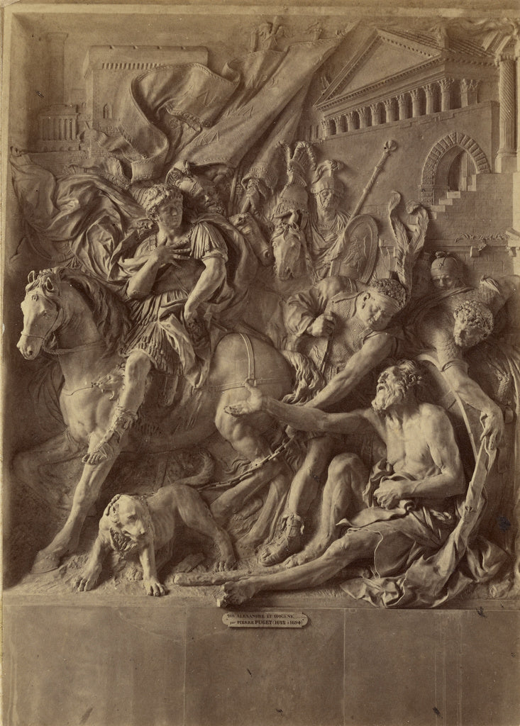 Tommaso Cuccioni:[Alexander and Diogenes], Poster Print Wall Art