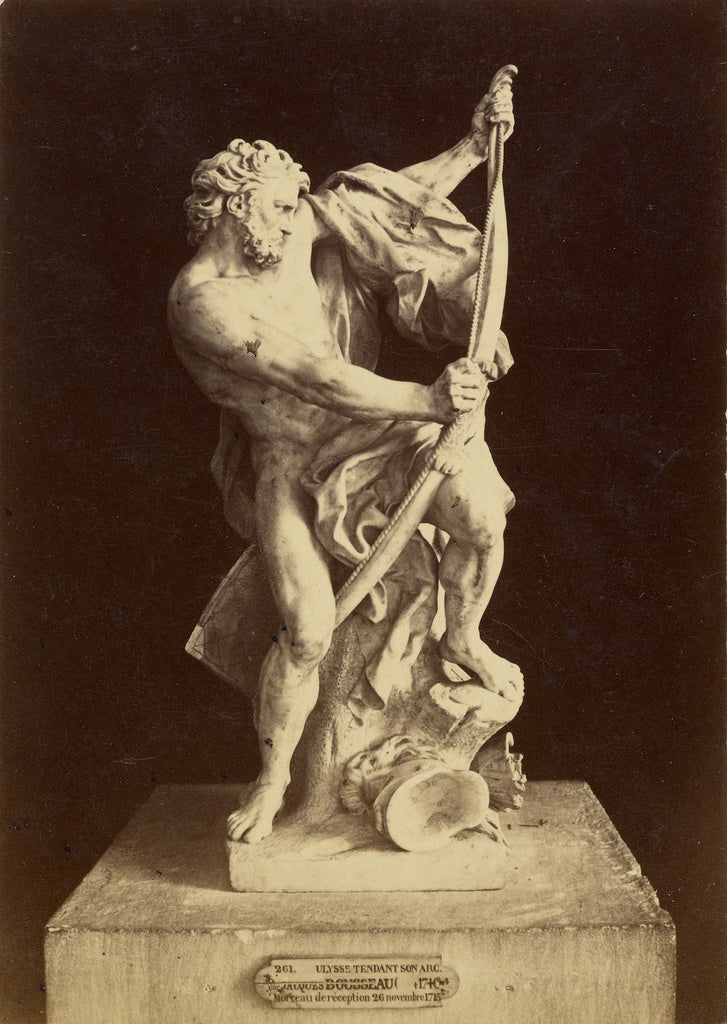 Tommaso Cuccioni:[Soldier Bending His Bow, by Bousseau], Poster Print Wall Art