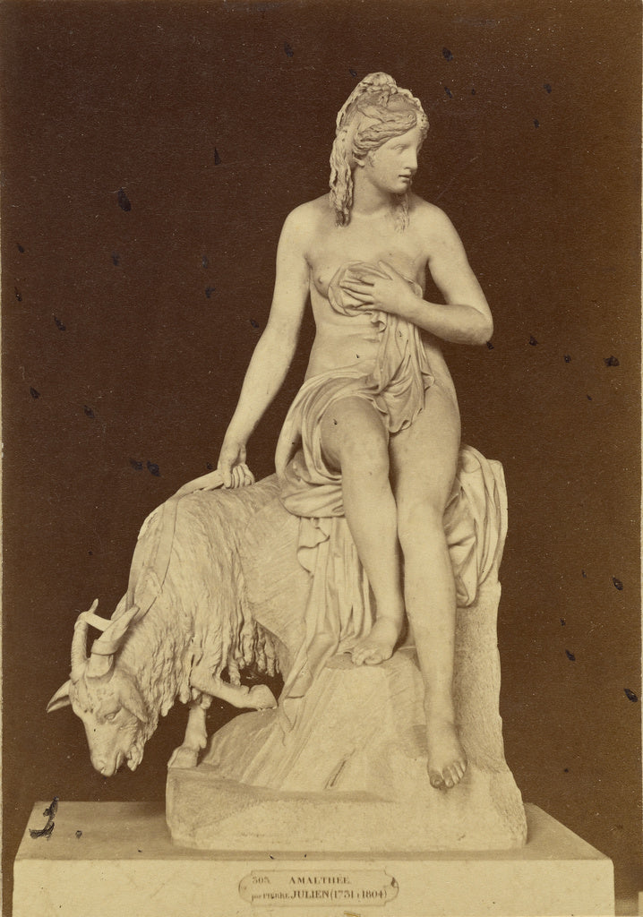 Tommaso Cuccioni:[Amalthea and Jupiter's Goat, by Julien], Poster Print Wall Art