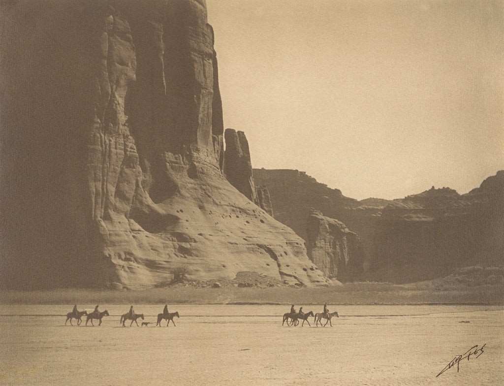 Edward S. Curtis:Canyon de Chelly, Poster Print Wall Art