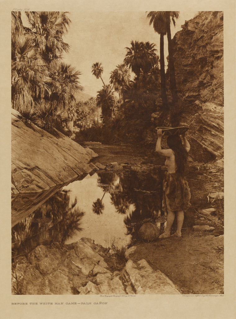 Edward S. Curtis:Before the White Man Came - Palm Canon, Poster Print Wall Art