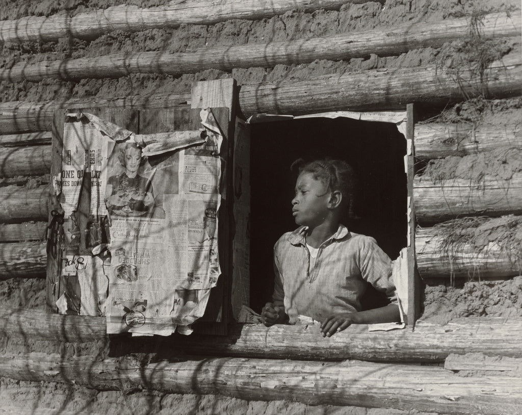 Arthur Rothstein:Girl at Gee's Bend, Poster Print Wall Art