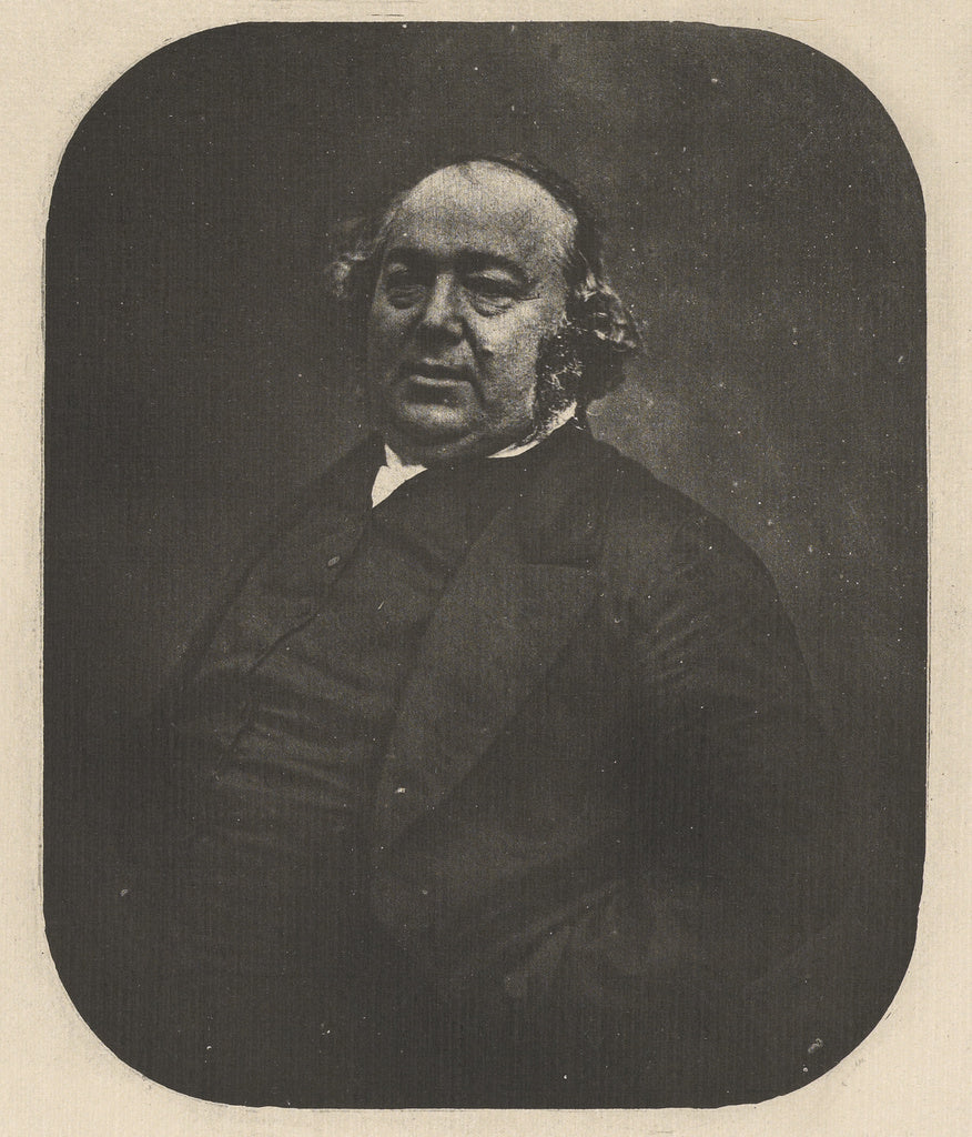 Charles Nègre:[Portrait of Jules Janin after Nadar], Poster Print Wall Art
