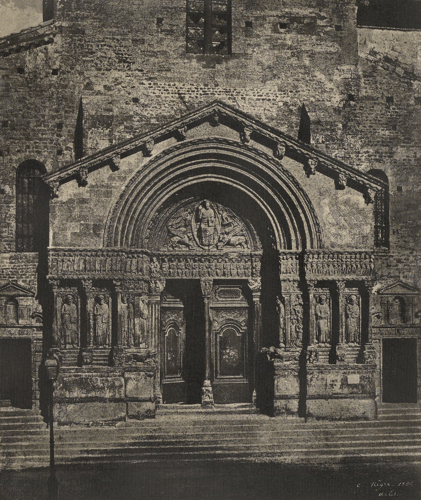 Charles Nègre:[Portail de Saint-Trophime de d'Arles], Poster Print Wall Art