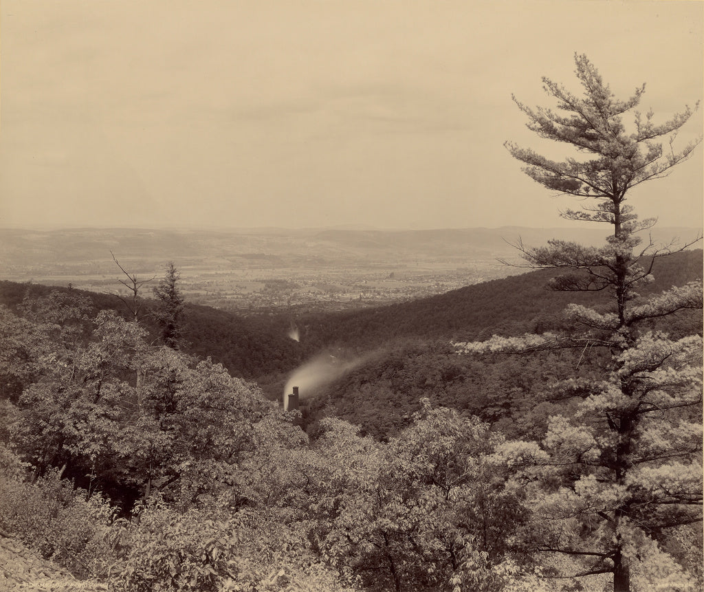 William H. Rau:Wilkesbarre from Point Lookout. The Switzerla, Poster Print Wall Art