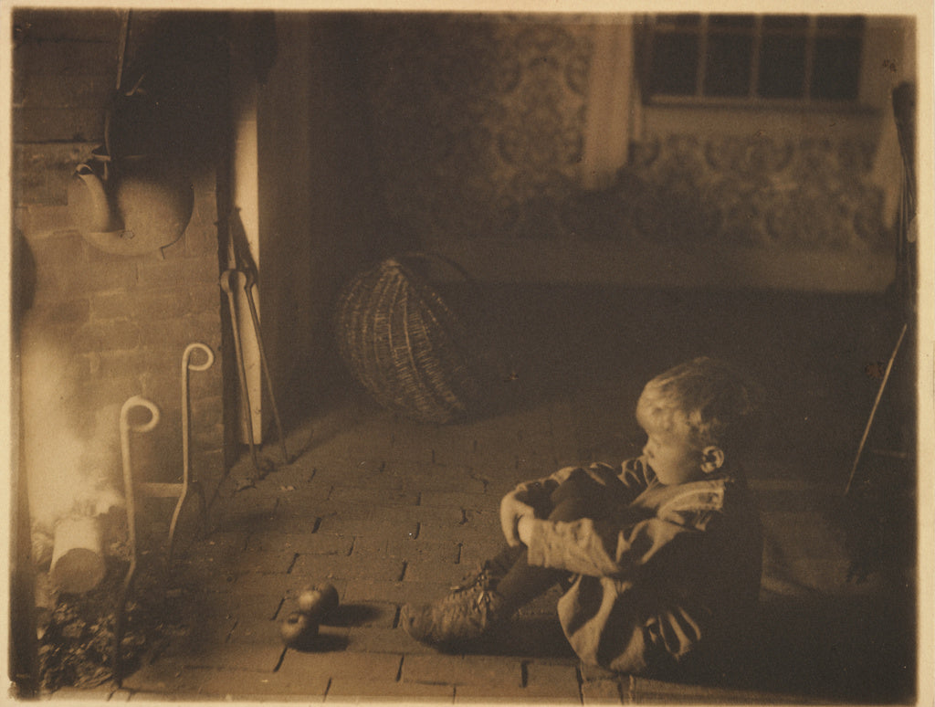 Frances & Mary Allen:[Roasting Apples], Poster Print Wall Art