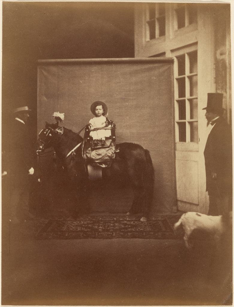Pierre Louis Pierson:[Napoleon III and the Prince Imperial], Poster Print Wall Art